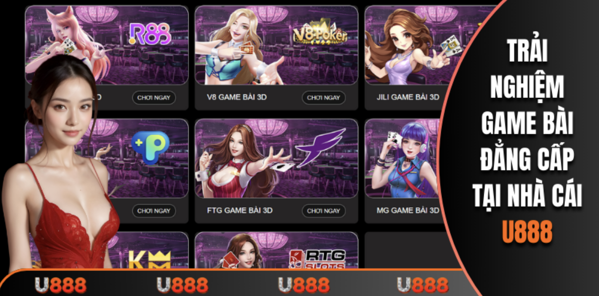Trải nghiệm game bài đẳng cấp tại nhà cái U888
